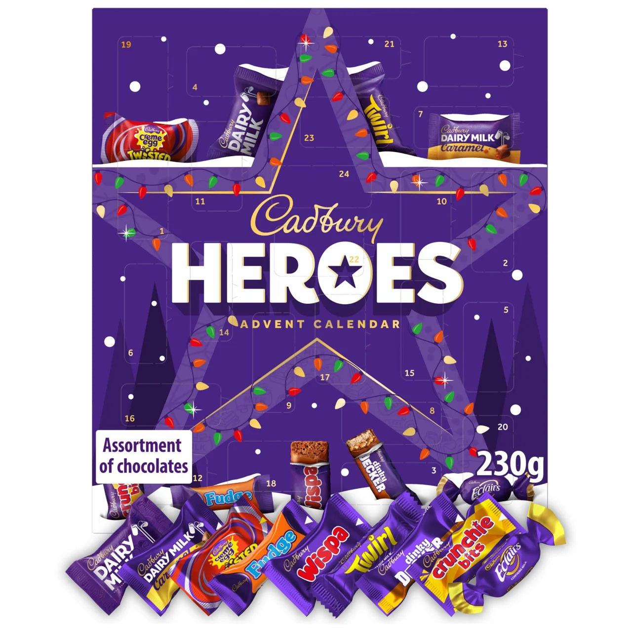Cadbury Heroes Adventi Naptár 230 gramm
