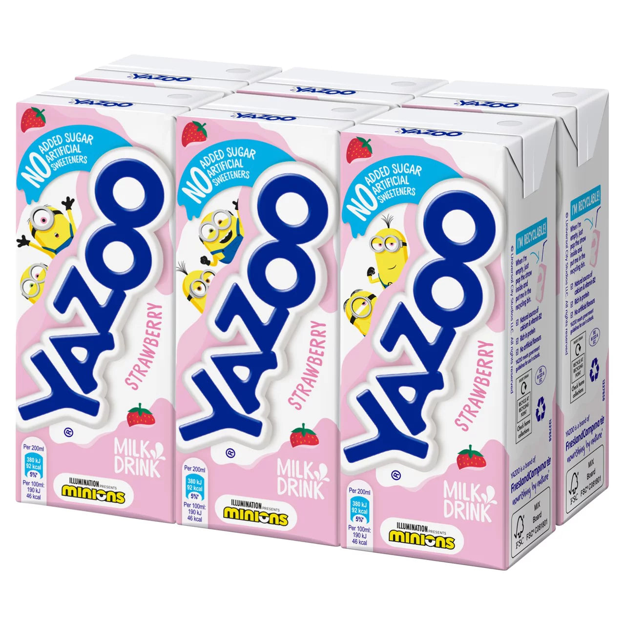 Yazoo Epres Tejital Cukormentes 6 db