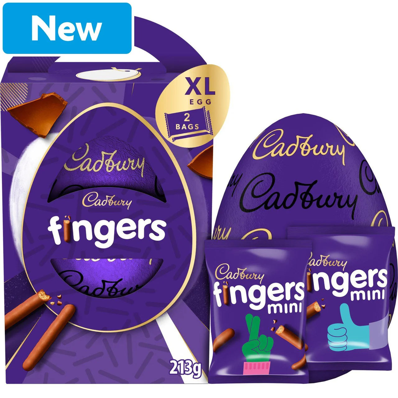 Cadbury Fingers Csokoládés Keksz Tojás 213 gramm
