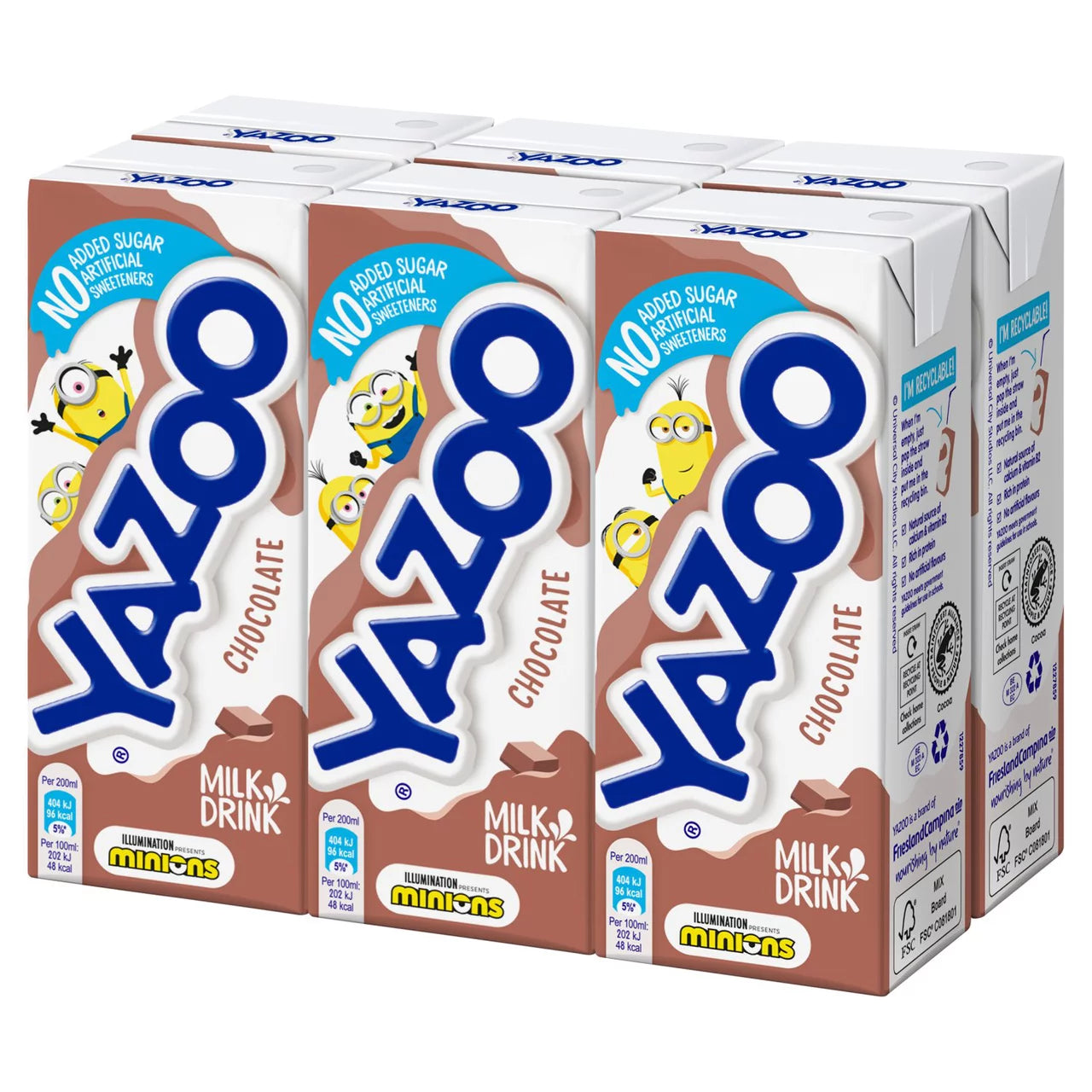 Yazoo Csokoládés Tejital 6 db