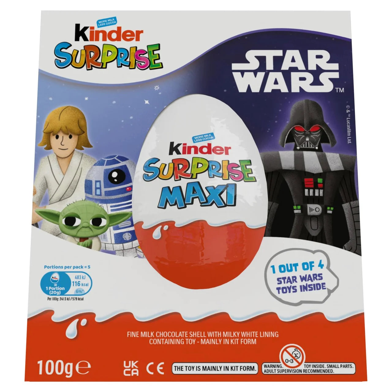 Kinder Surprise Maxi Tejcsokoládé Tojás Ajándékkal 100 gramm
