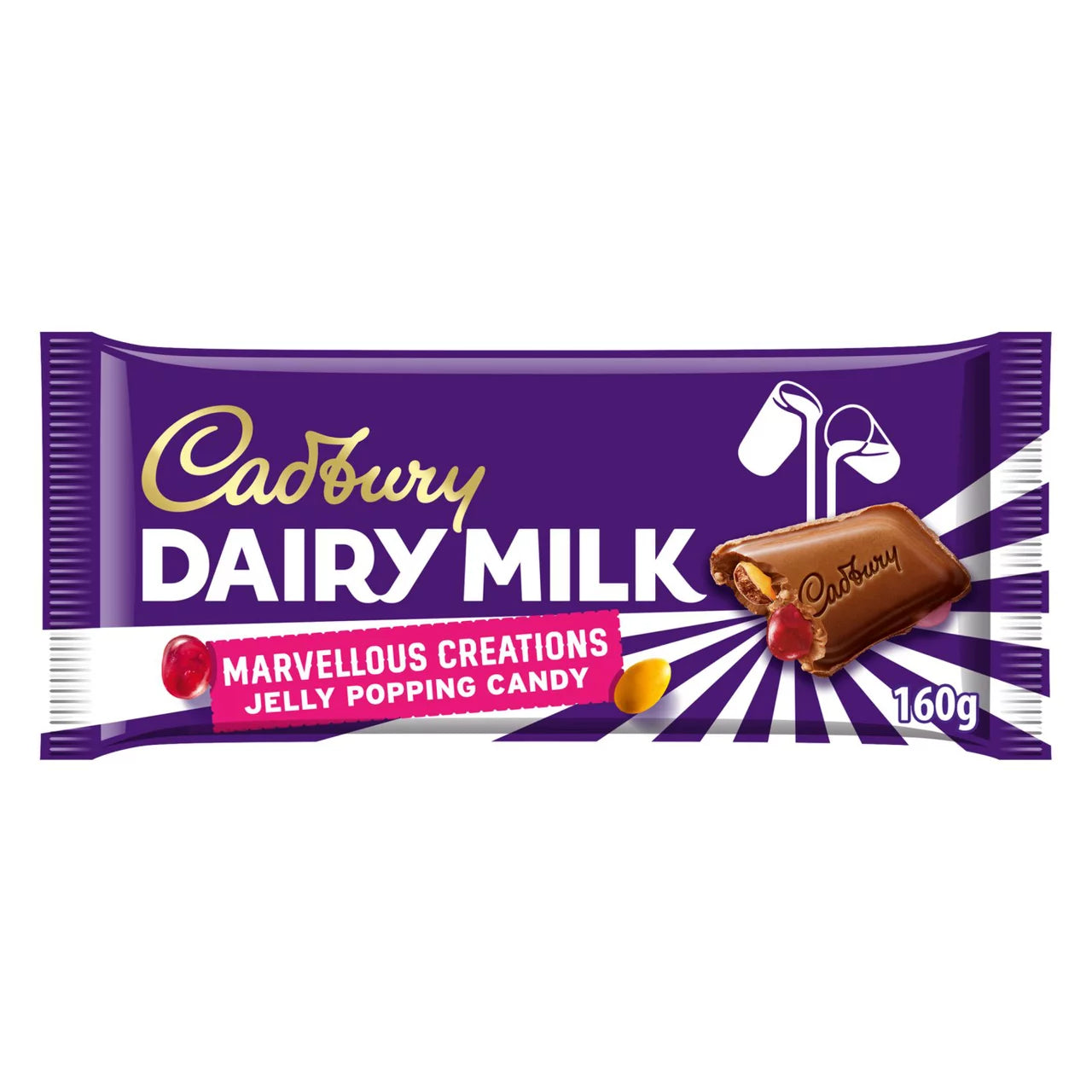 Cadbury Gyümölcszselés Csokoládé 160 gramm