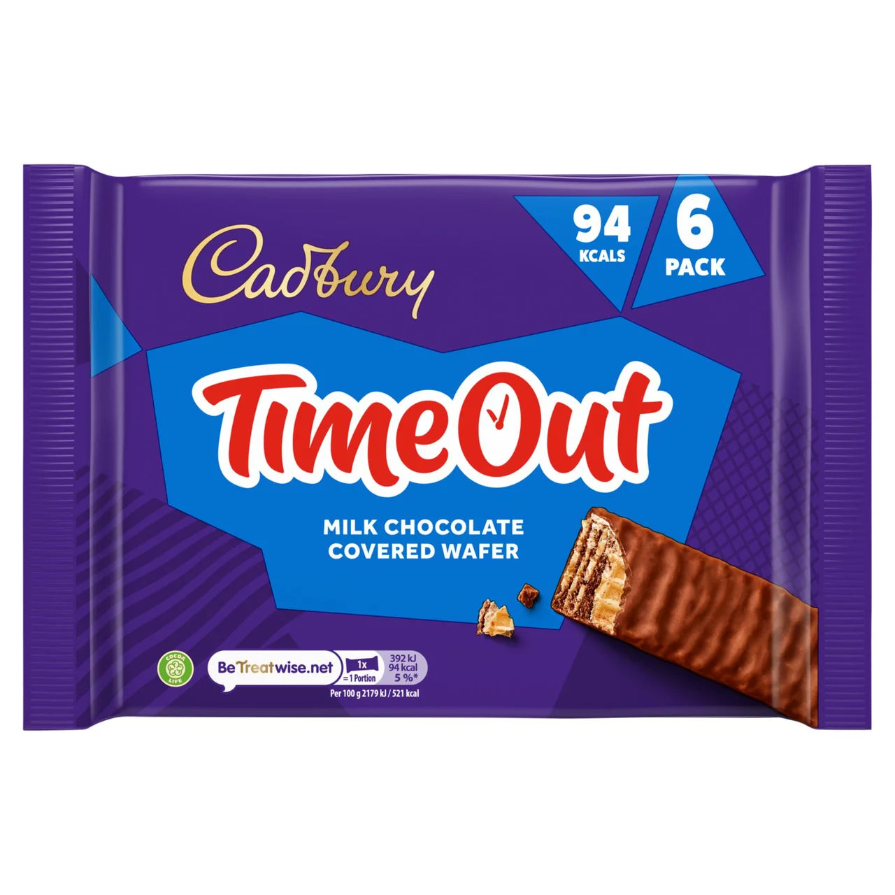 Cadbury Timeout Ostya szelet – 6 darabos