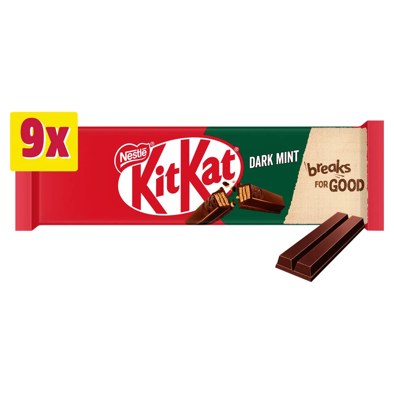 KitKat 2 Finger Étcsokis Mentás 9 db