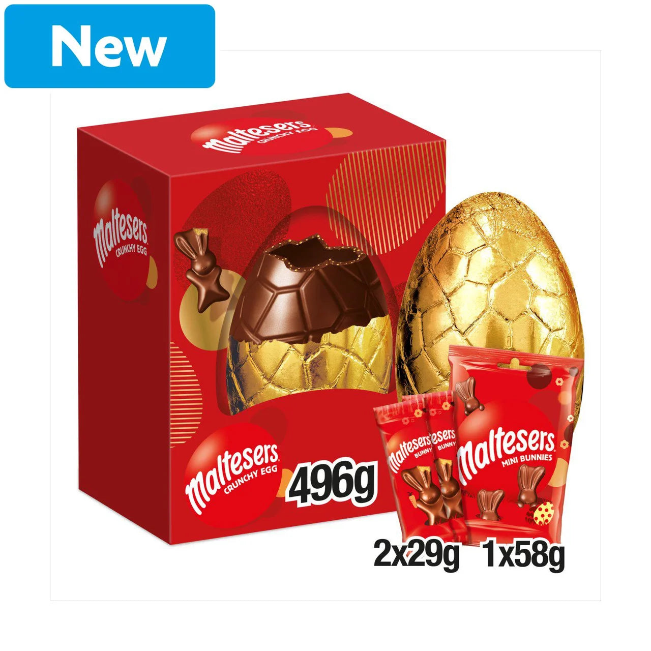 Maltesers Ropogós Tejcsokoládé Tojás Nyuszikkal 496 gramm