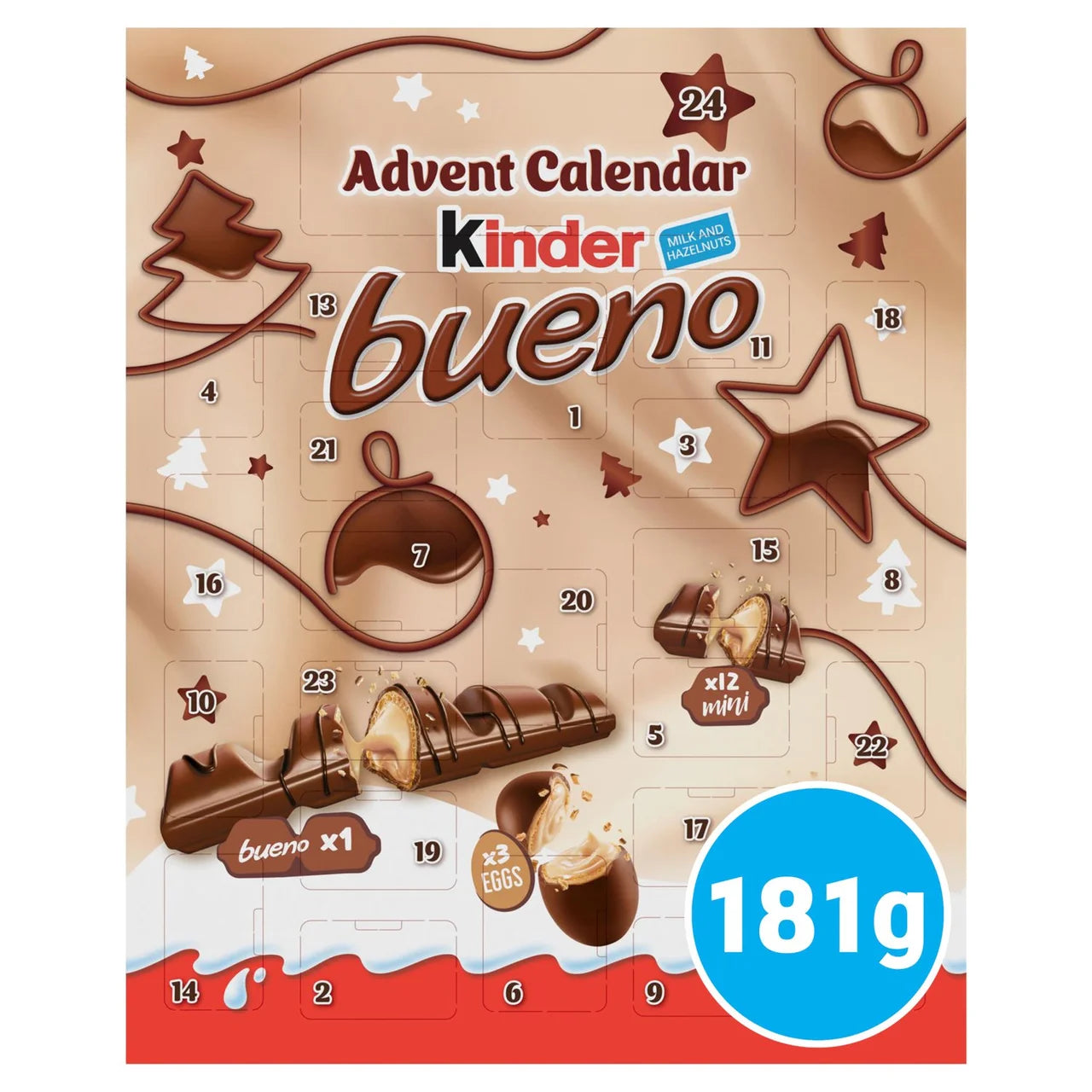 Kinder Bueno Adventi Naptár 181 gramm