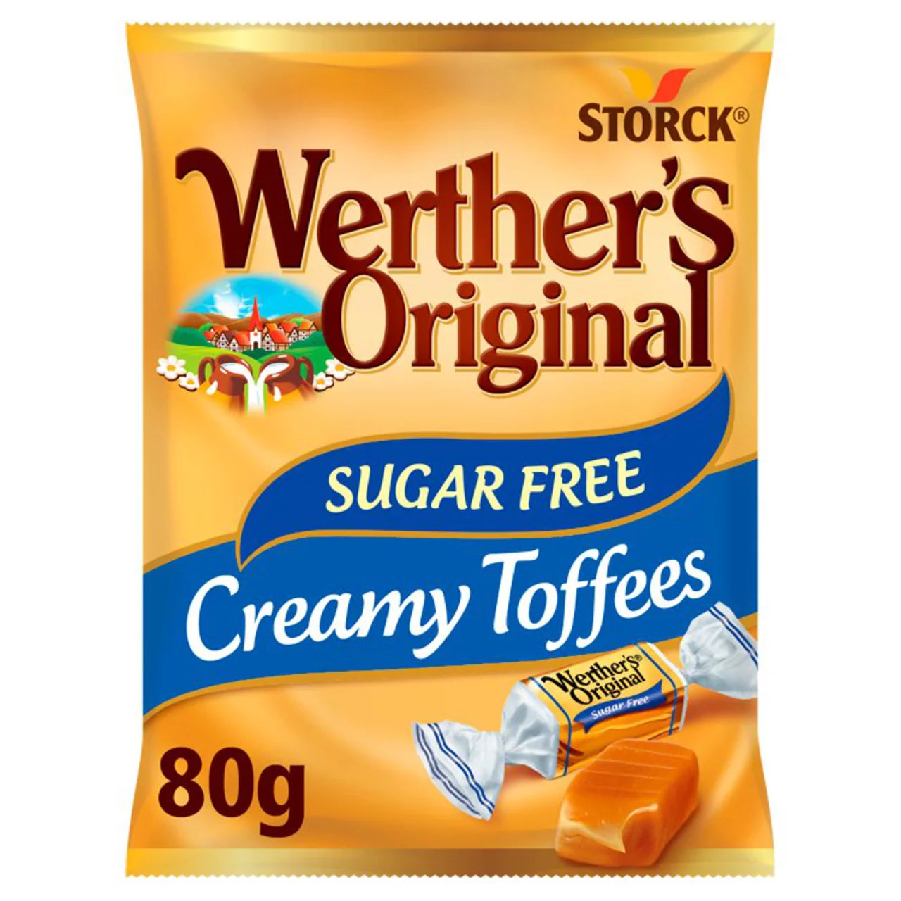 Werther's Krémes Tejkaramella 80 gramm