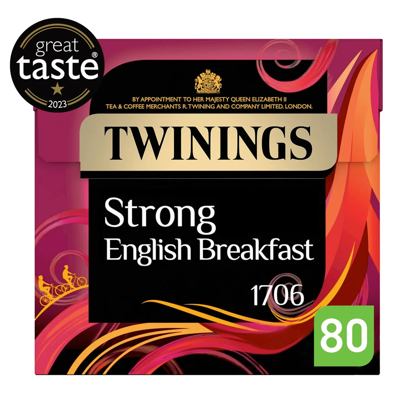 Twinings English Strong Breakfast Tea 80 filter