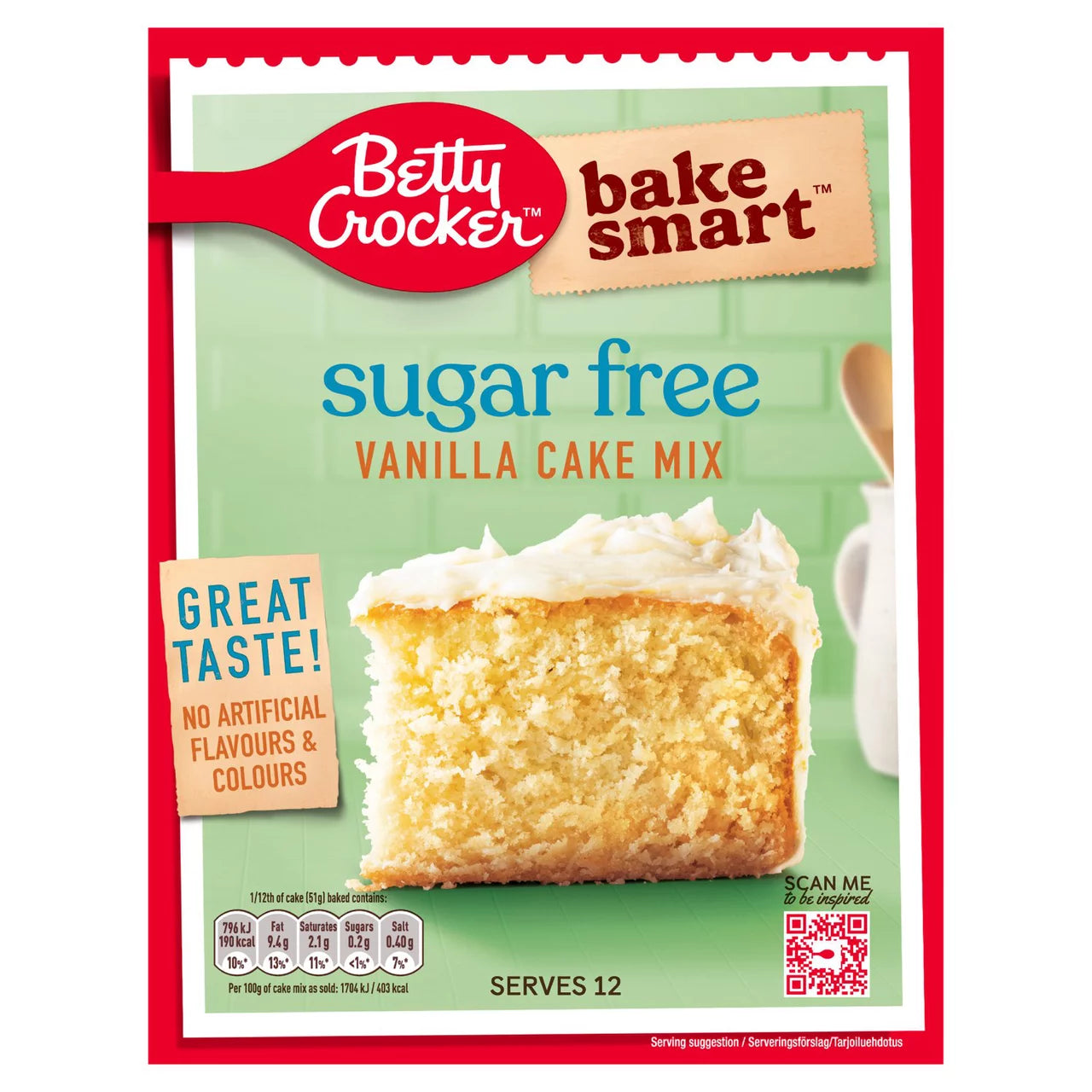 Betty Crocker Vaníliás Piskóta Alap 350 gramm