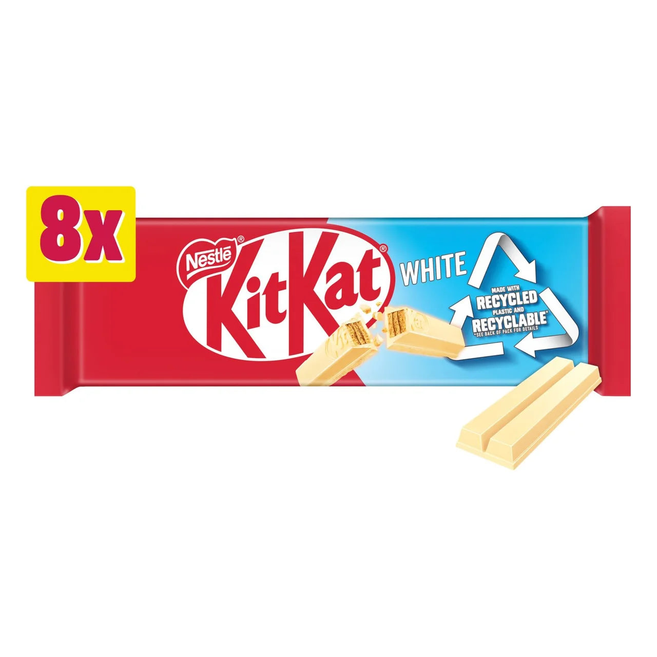 KitKat 2 Finger Fehér Csokoládés 8 db