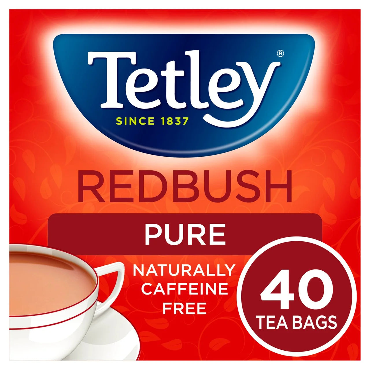 Tetley Redbush Rooibos Tea 40 filter