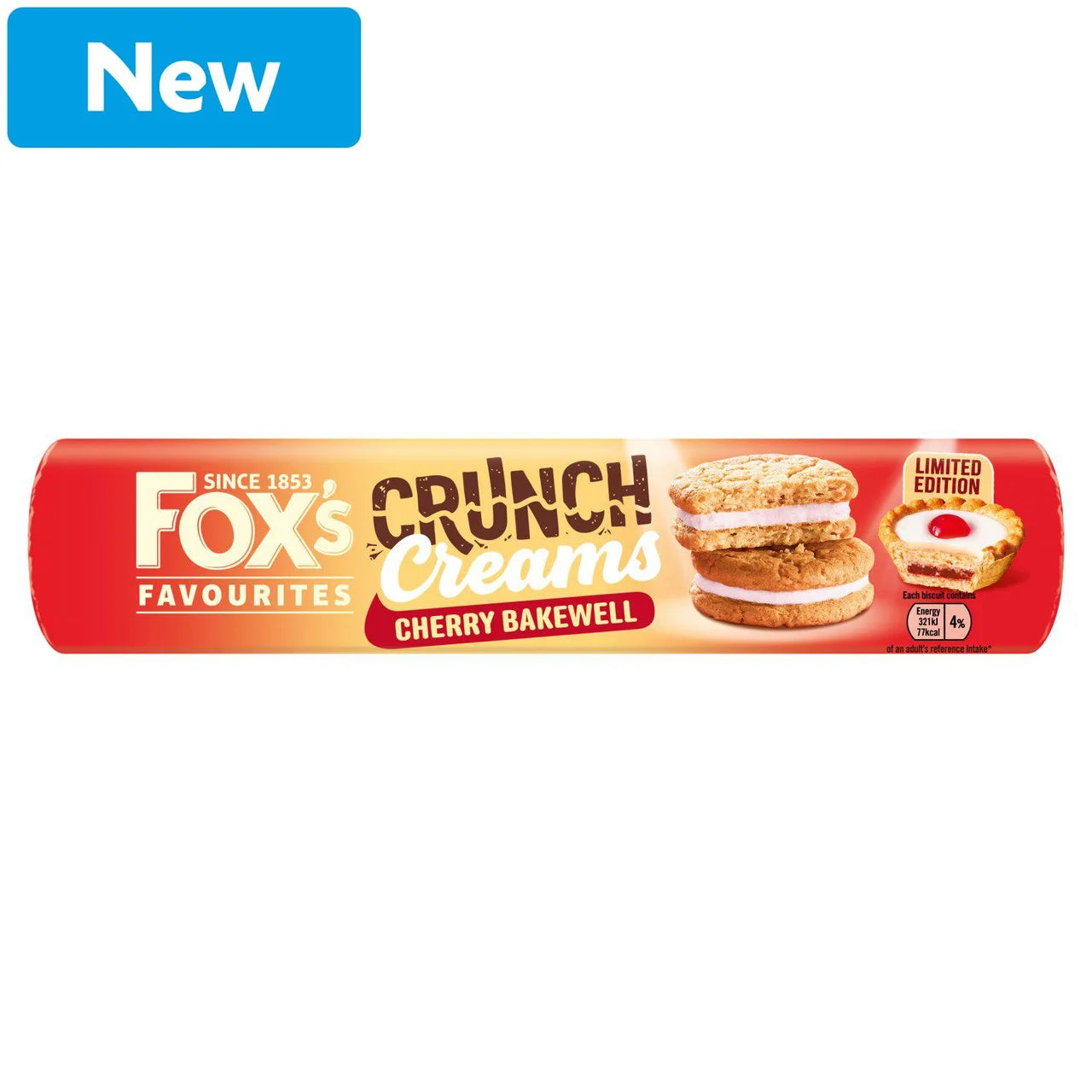 Fox's Cseresznyés Sütis Keksz 200 gramm