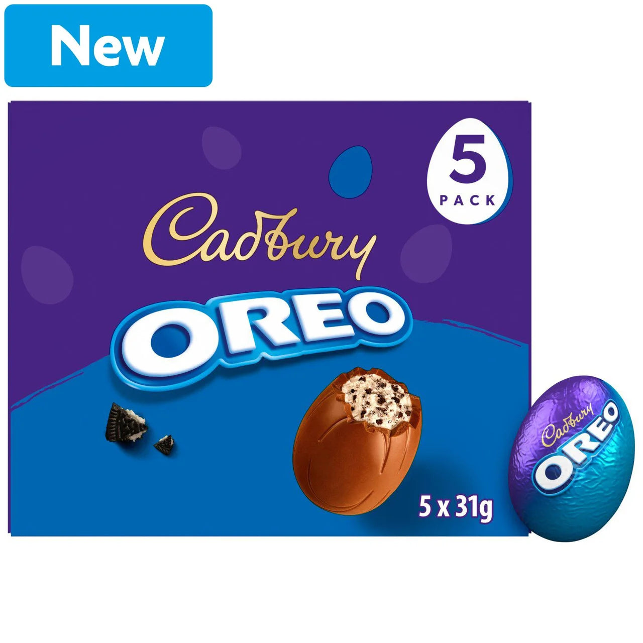 Cadbury Oreo Tojások 5 x 31 gramm