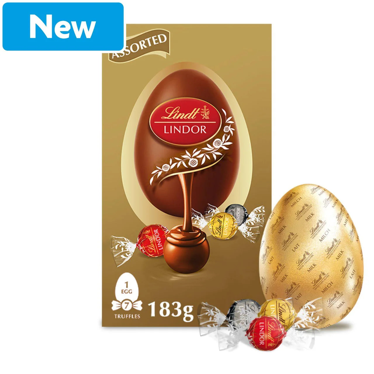 Lindt Lindor Tejcsokoládé Tojás Válogatott Trüffelekkel 183 gramm
