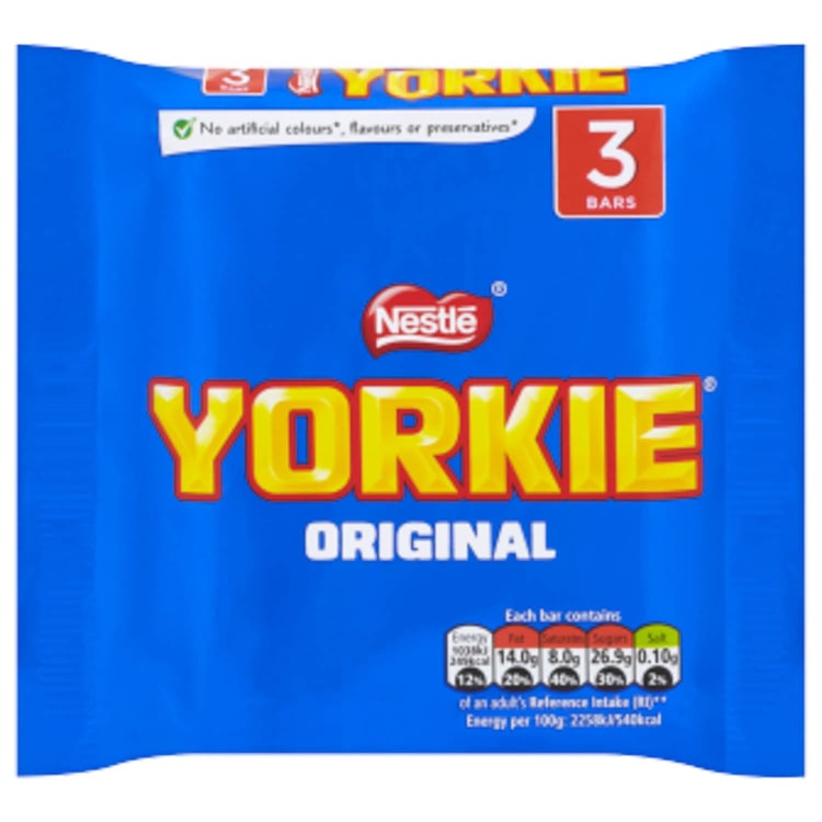 Nestlé Yorkie Tejcsokoládé 3 db