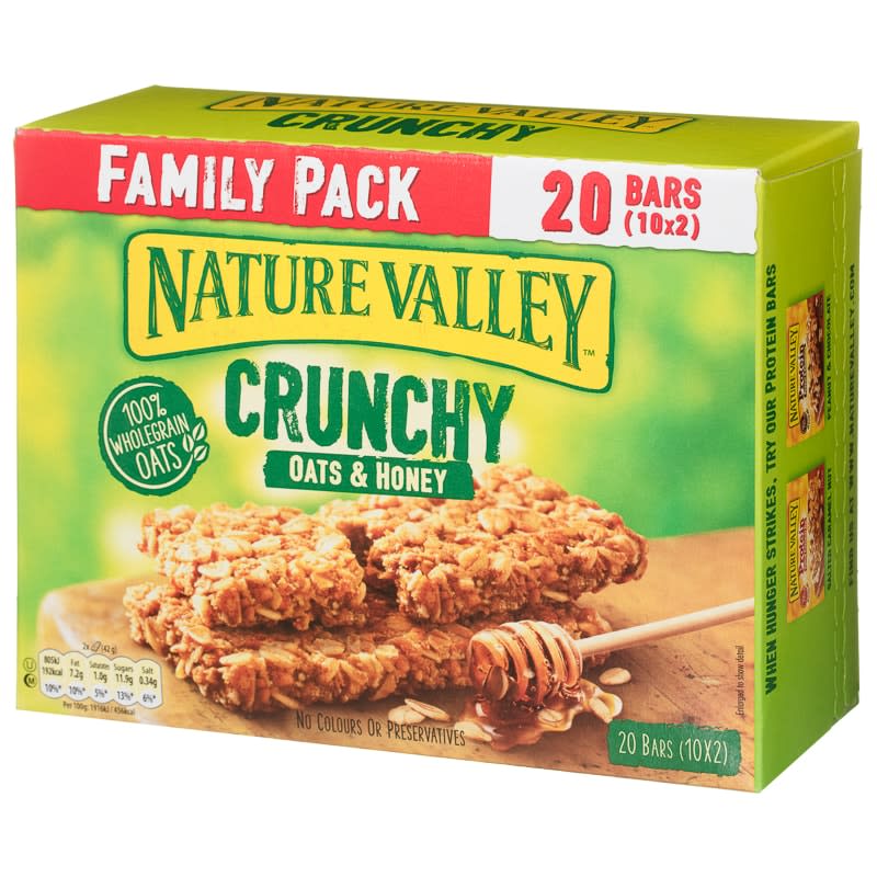 Nature Valley Müzliszelet Mézes Zabos 20 db