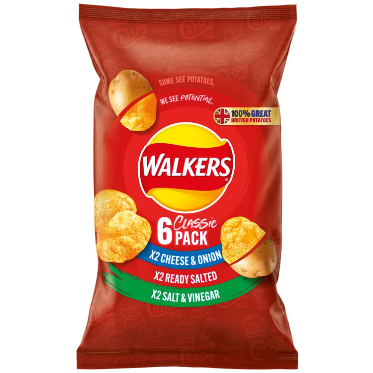 Walkers Chips Válogatás 6 db