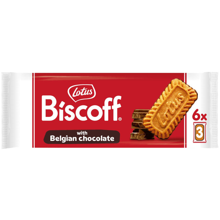 Lotus Biscoff Belga Csokis Keksz 132 gramm