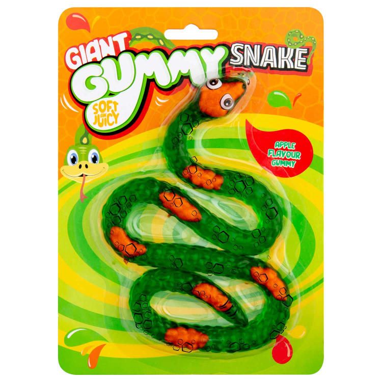 Gumicukor óriáskígyó – Alma Ízű 80 gramm