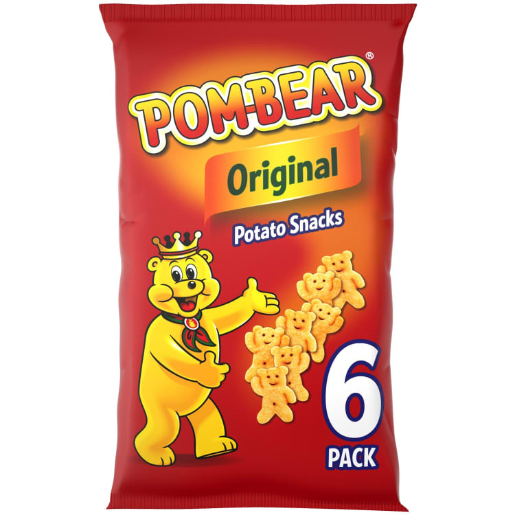 Pom-Bear Sós Burgonya Snack 6 db