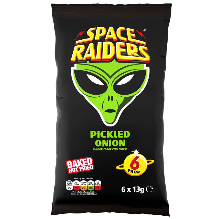 Space Raiders Hagymás Snack 6 db