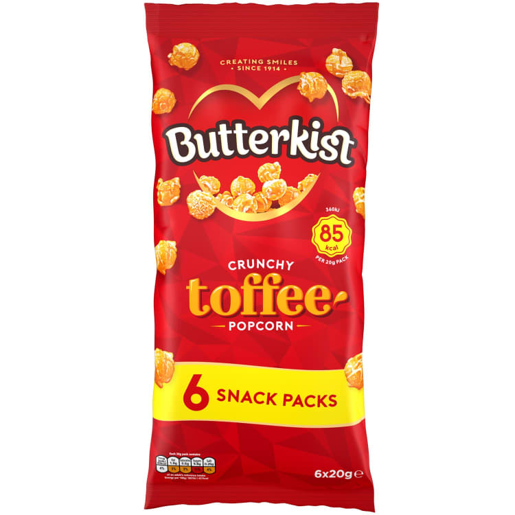 Butterkist Karamellás Popcorn 6 db