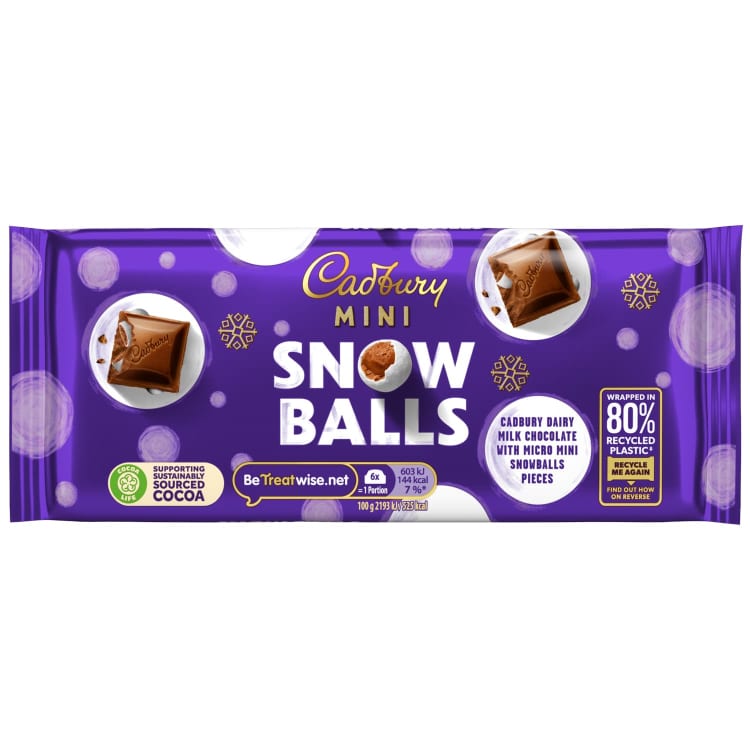 Cadbury Snowballs Táblás Csoki 110 gramm