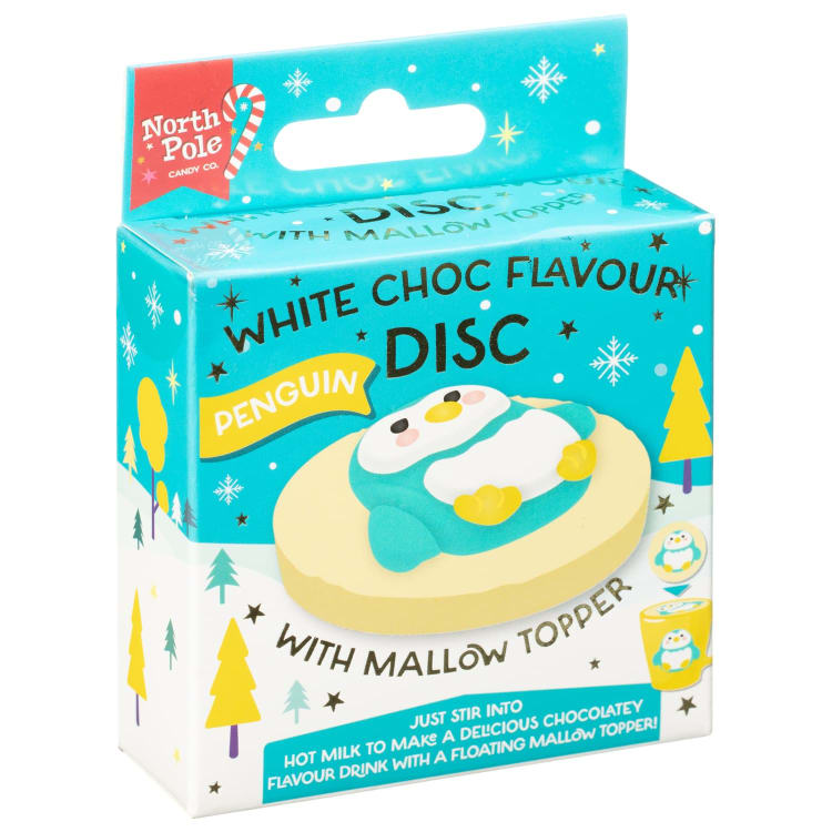 Fehér Csokoládés Korong Pillecukorral 45 gramm