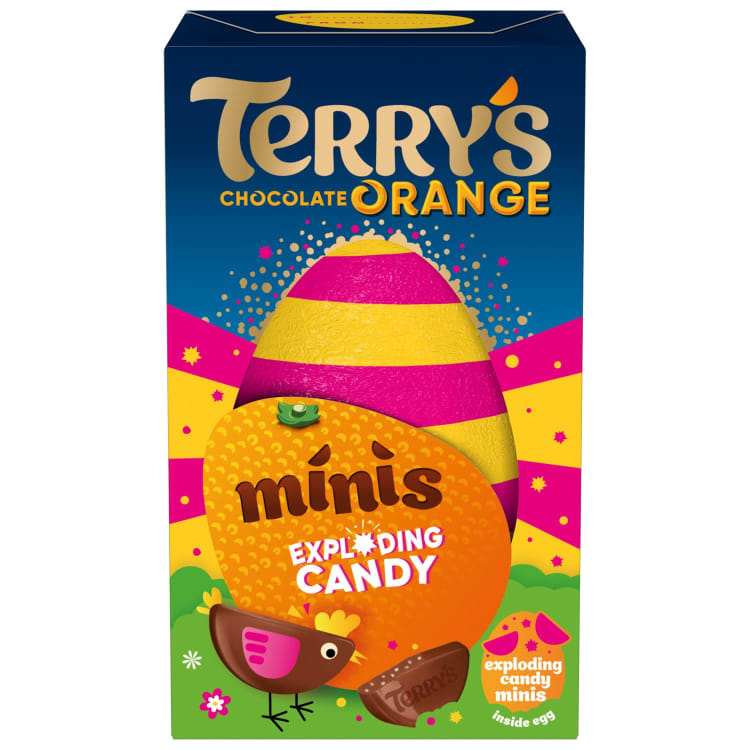 Terry's Chocolate Orange Minis Robbanó Cukorkás Tojás 91 g