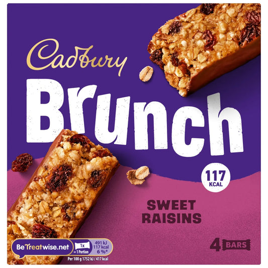 Cadbury Mazsolás Müzliszelet 4 db