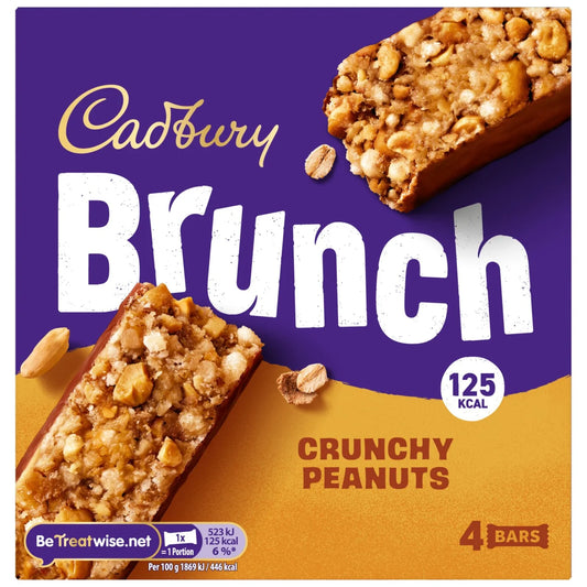 Cadbury Mogyorós Müzliszelet 4 db