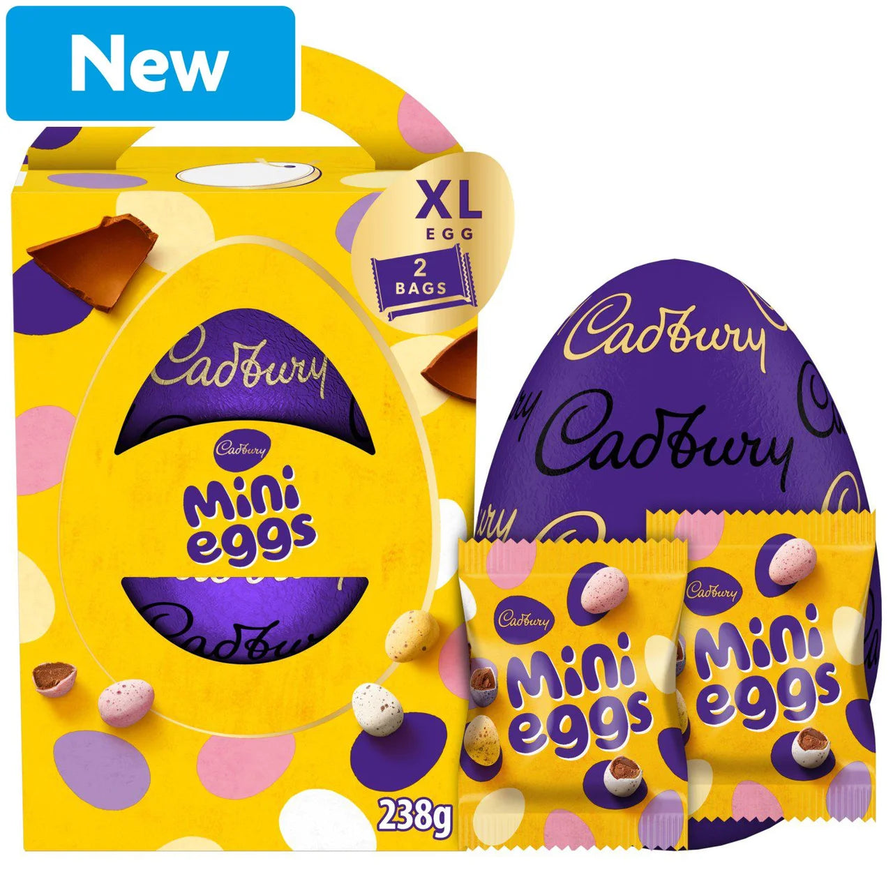 Cadbury Mini Eggs Csokoládé Tojás 238 gramm