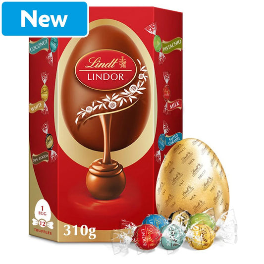 Lindt Lindor Tejcsokoládé Tojás Válogatott Trüffelekkel 310 gramm