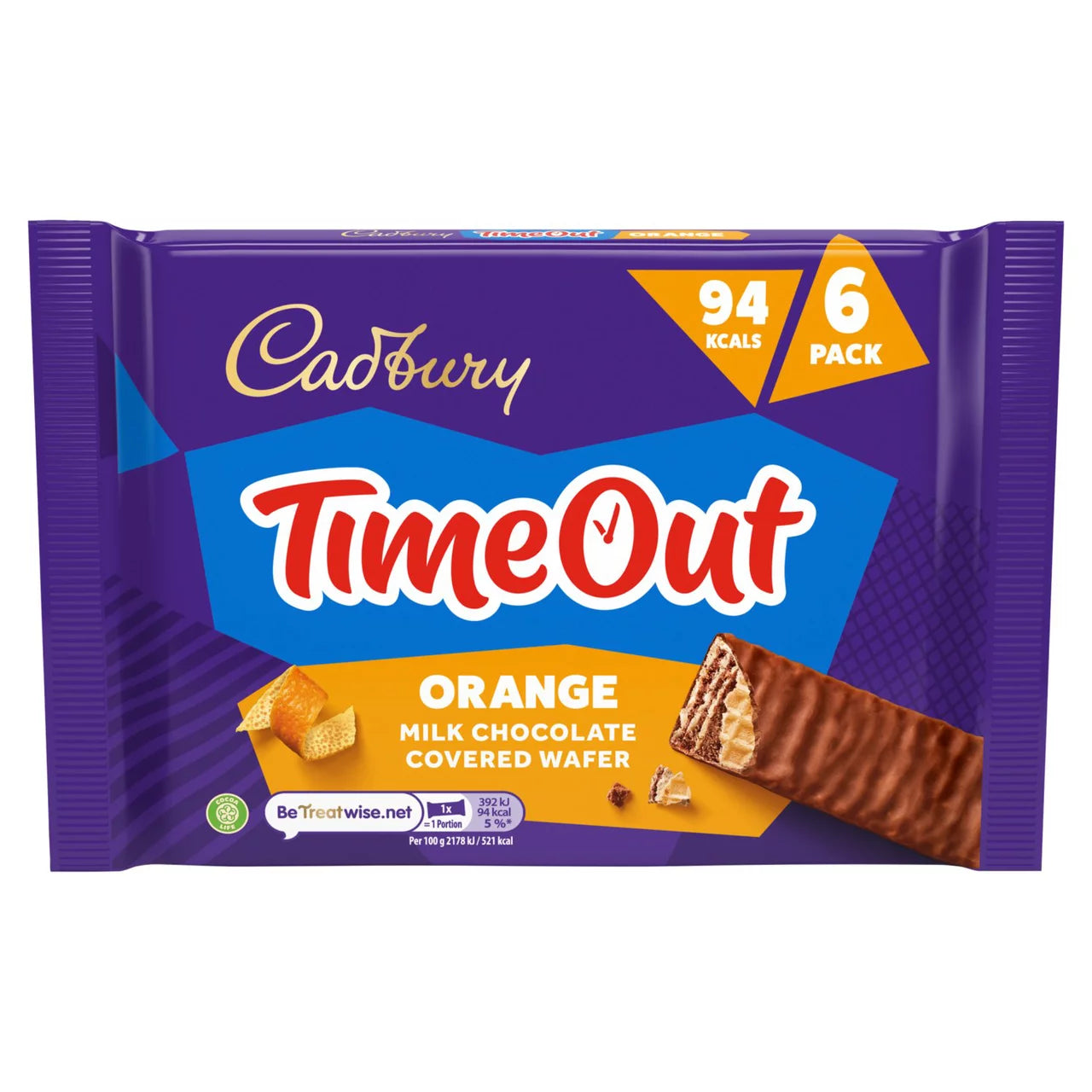 Cadbury Narancsos Ostya szelet 6 db