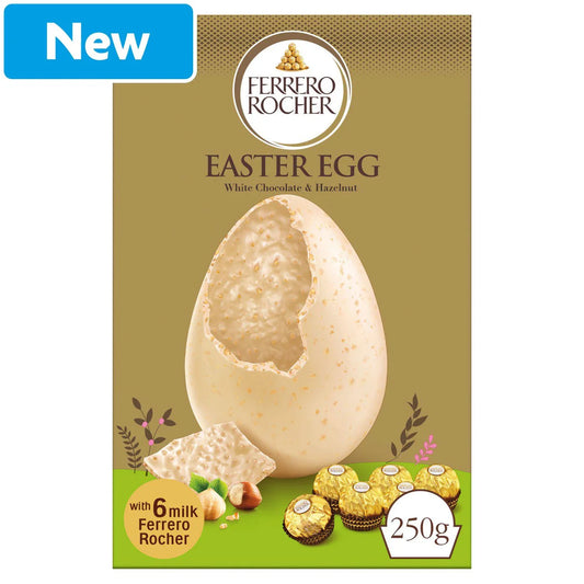Ferrero Rocher Fehércsokoládé Húsvéti Tojás 250 gramm