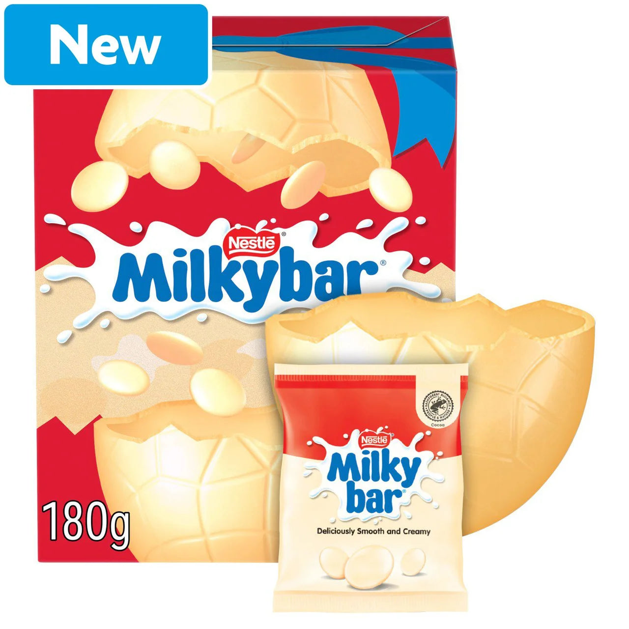 Milkybar Fehércsokoládé Tojás Drazséval 180 gramm