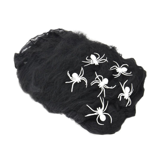 Fekete Pókháló Pókokkal