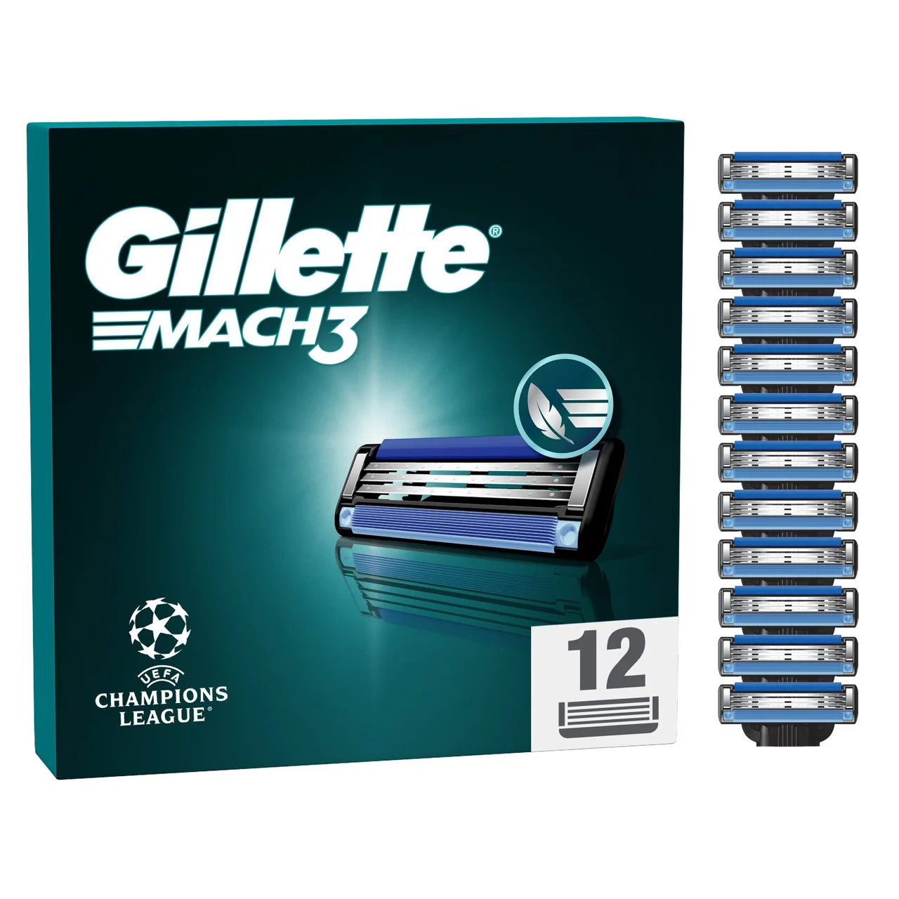 Gillette Mach 3 Borotvapenge 12 db