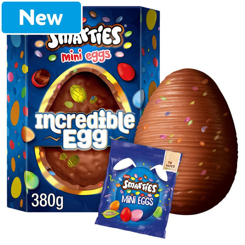 Smarties Mini Eggs Incredible Tejcsokoládé Tojás 380 g