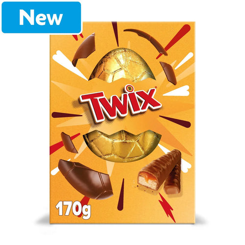 Twix Tejcsokoládé és Karamellás Ostyás Tojás 170 gramm