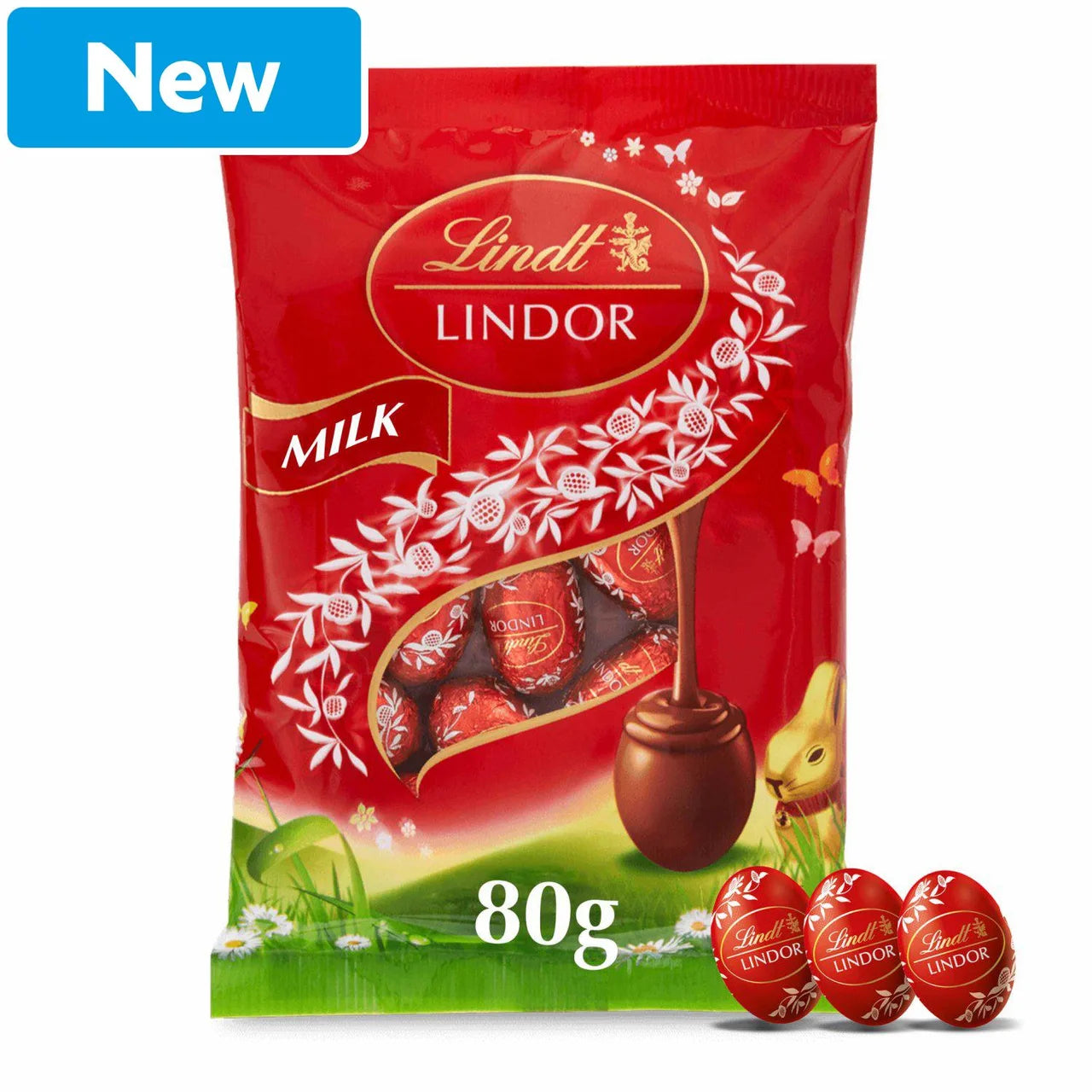 Lindt Lindor Milk Chocolate Easter Mini Tojások 80g