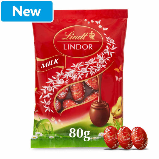 Lindt Lindor Milk Chocolate Easter Mini Tojások 80g