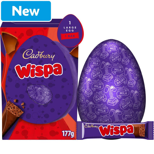 Cadbury Wispa Nagy Csokoládé Tojás 177 gramm