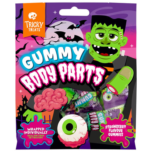 Eper ízű Gumi Testrészek 120 g