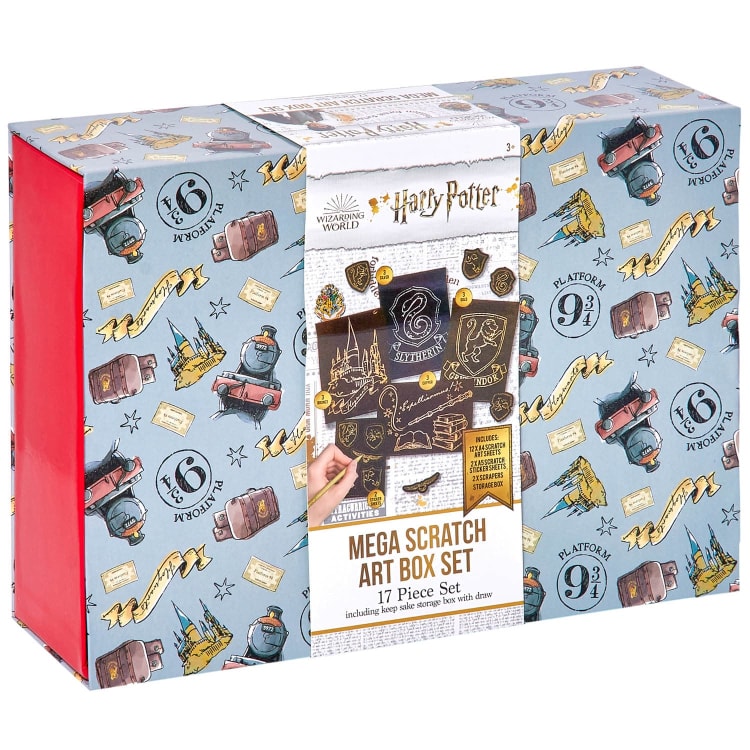 Harry Potter Mega Scratch Art Doboz Szett 17 dbos