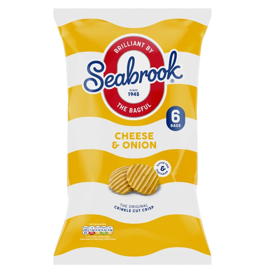 Seabrook Sajtos Hagymás Ízű Chips 5 db