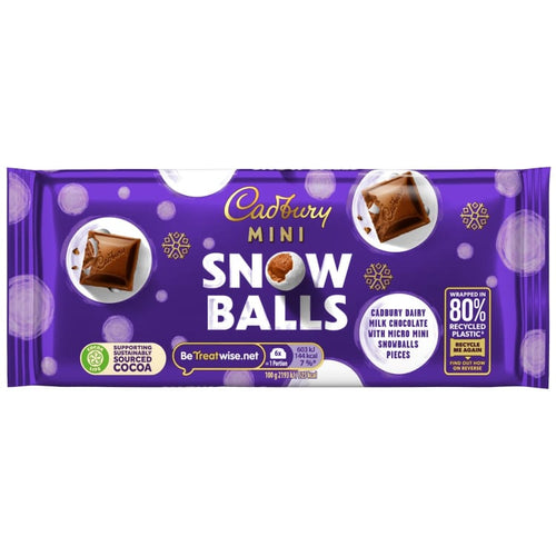 Cadbury Snowballs Táblás Csoki 110 gramm