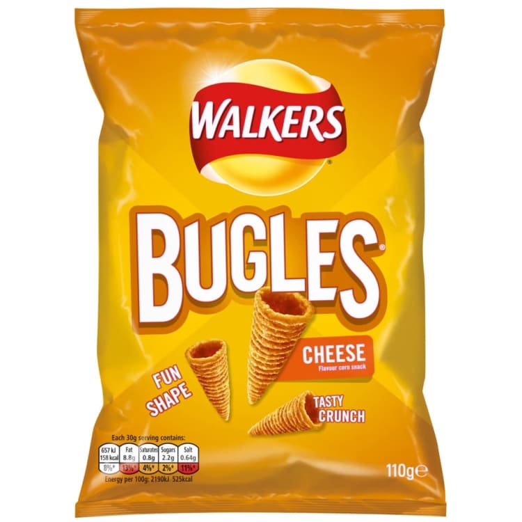 Walkers Bugles Cheese Chips 110 gramm
