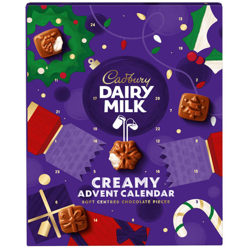 Cadbury Creamy Adventi Naptár 170 gramm