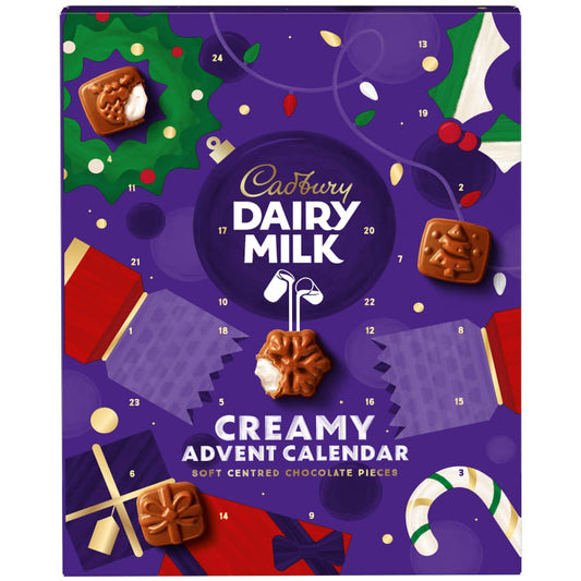 Cadbury Creamy Adventi Naptár 170 gramm